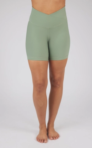 2 PK Ribbed 7" Shorts