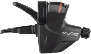 Acolyte Quick Trigger Pro Right Shifter - 1x8 Speed Gear Indicator BLK Acolyte Compatible Only