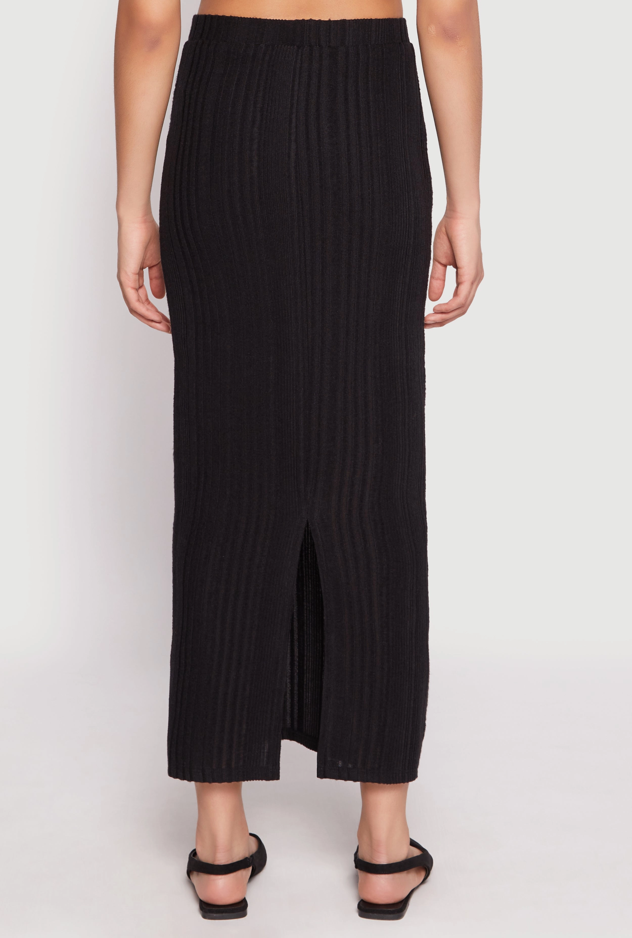 Almost Famous Brushed Knit Maxi Skirt
