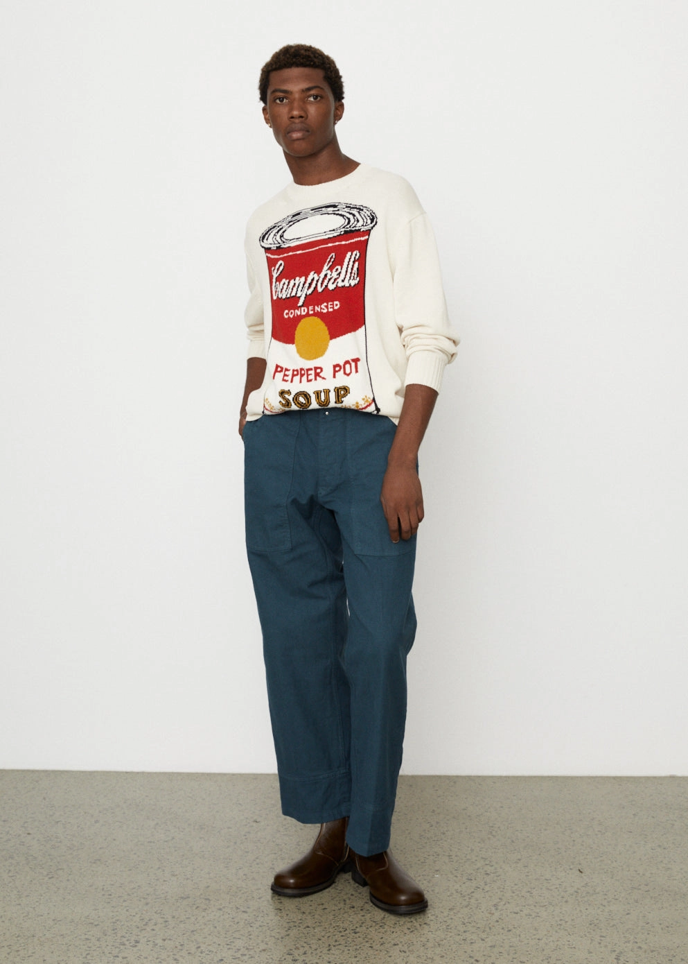 Andy Warhol Intarsia Knit