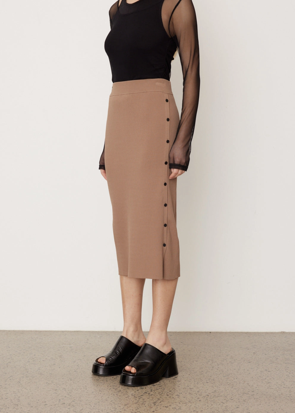 Asher Button Up Skirt