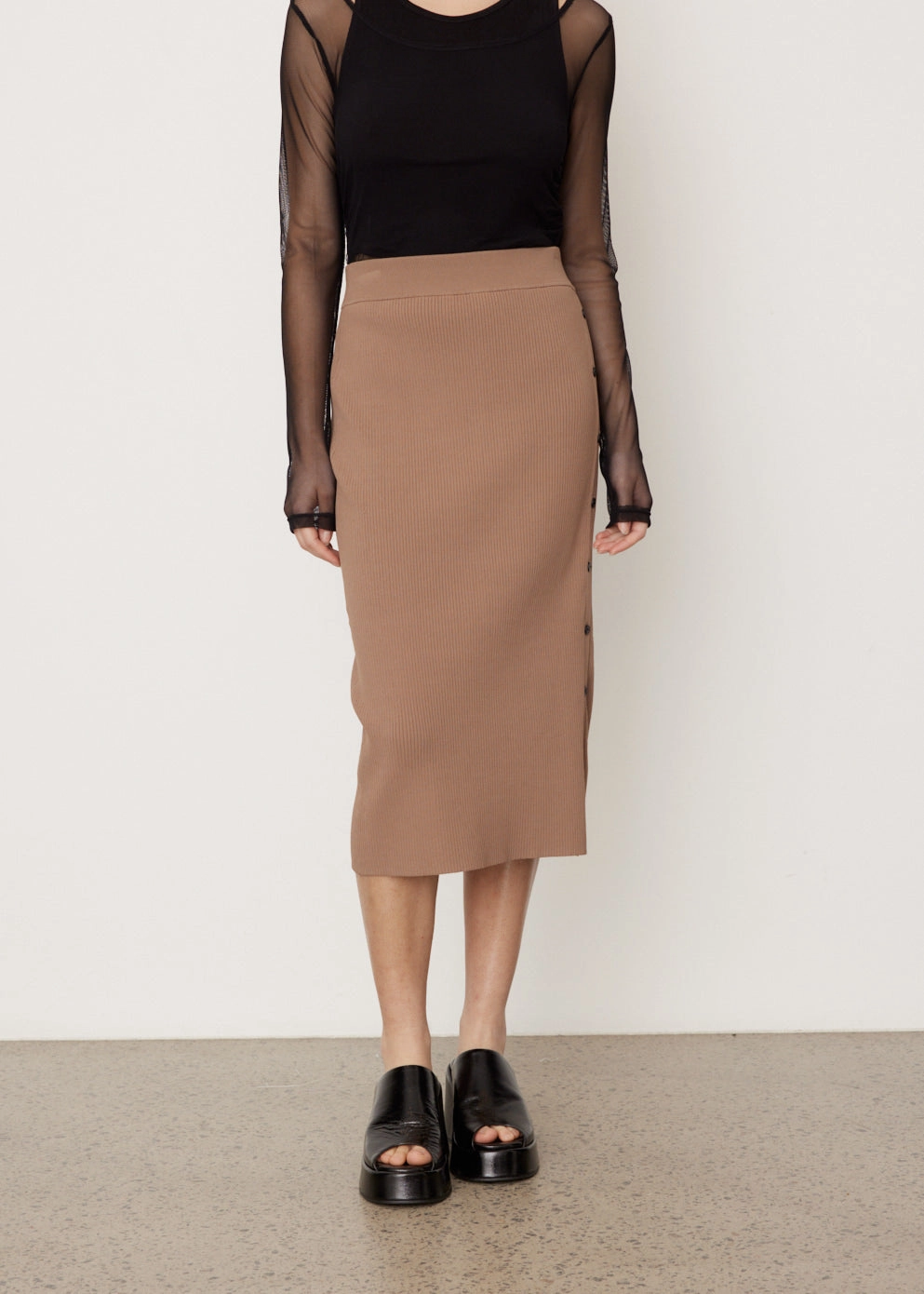 Asher Button Up Skirt