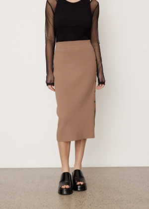 Asher Button Up Skirt