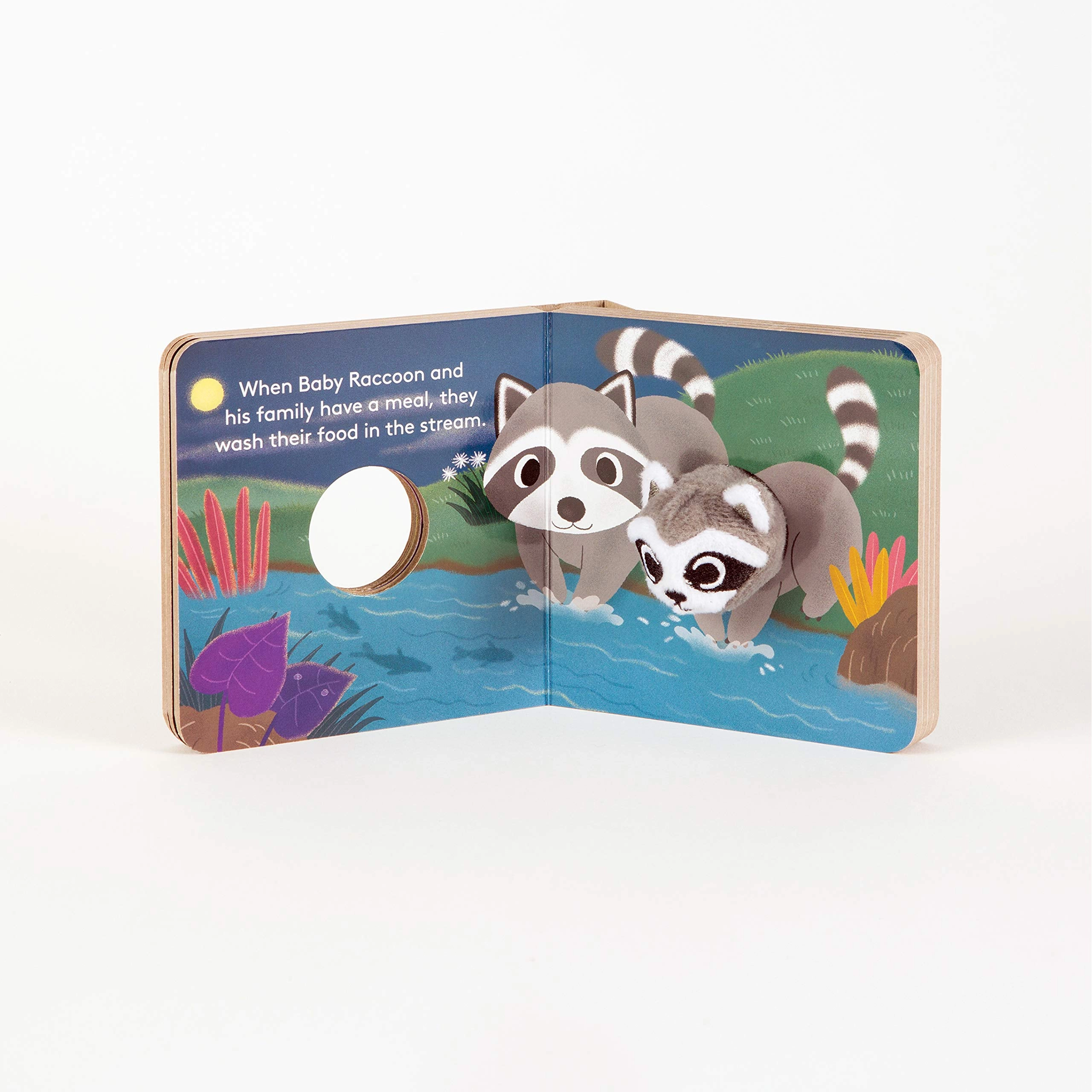 Baby Raccoon: Finger Puppet Book