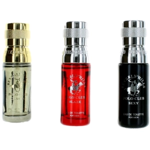 Beverly Hills Polo Club Men's Variety Set - Red Exclusive Collection, 3 Piece
