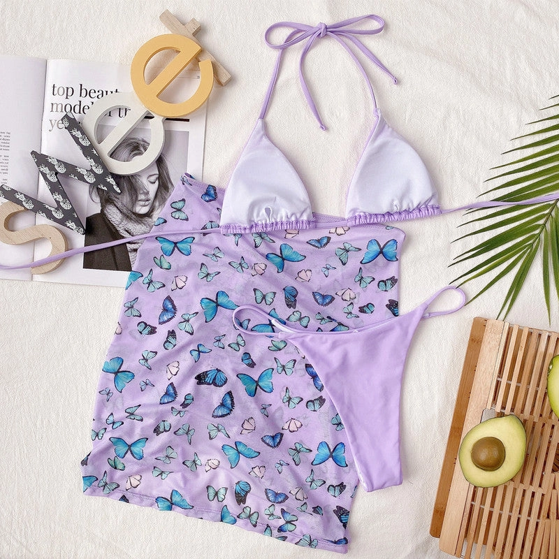 Bikini Ladies Split Swimsuit 3-Piece Swimsuit