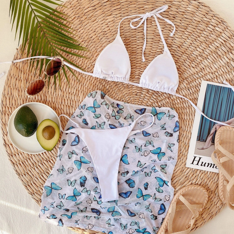 Bikini Ladies Split Swimsuit 3-Piece Swimsuit