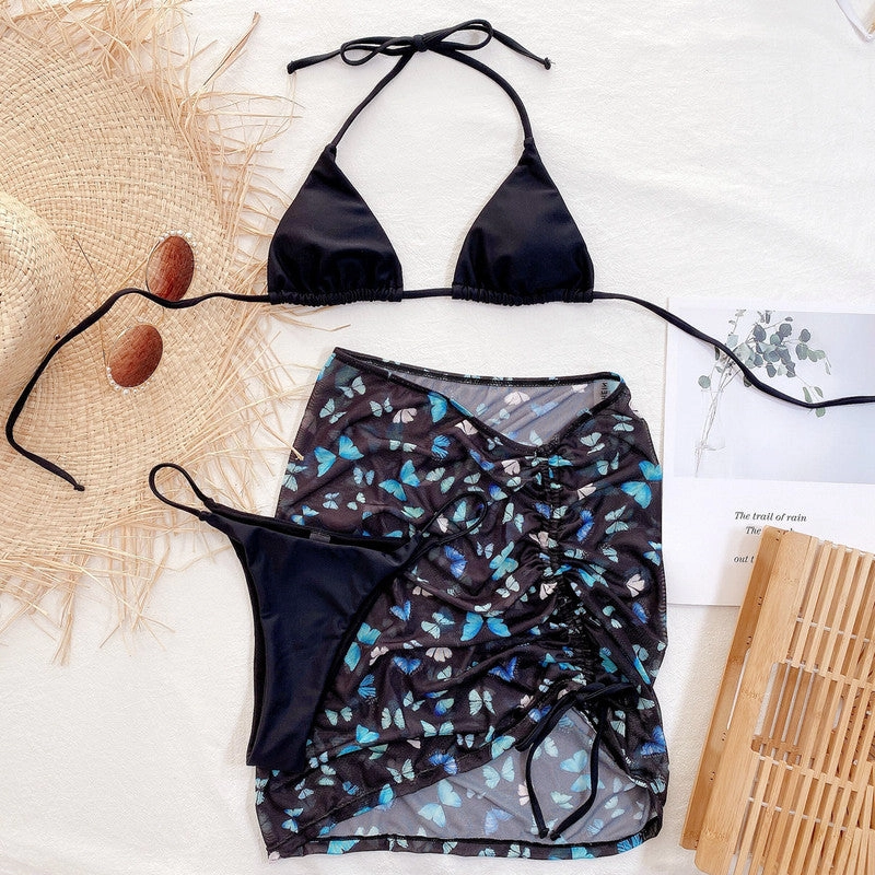 Bikini Ladies Split Swimsuit 3-Piece Swimsuit