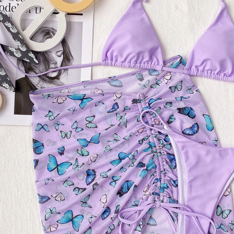 Bikini Ladies Split Swimsuit 3-Piece Swimsuit