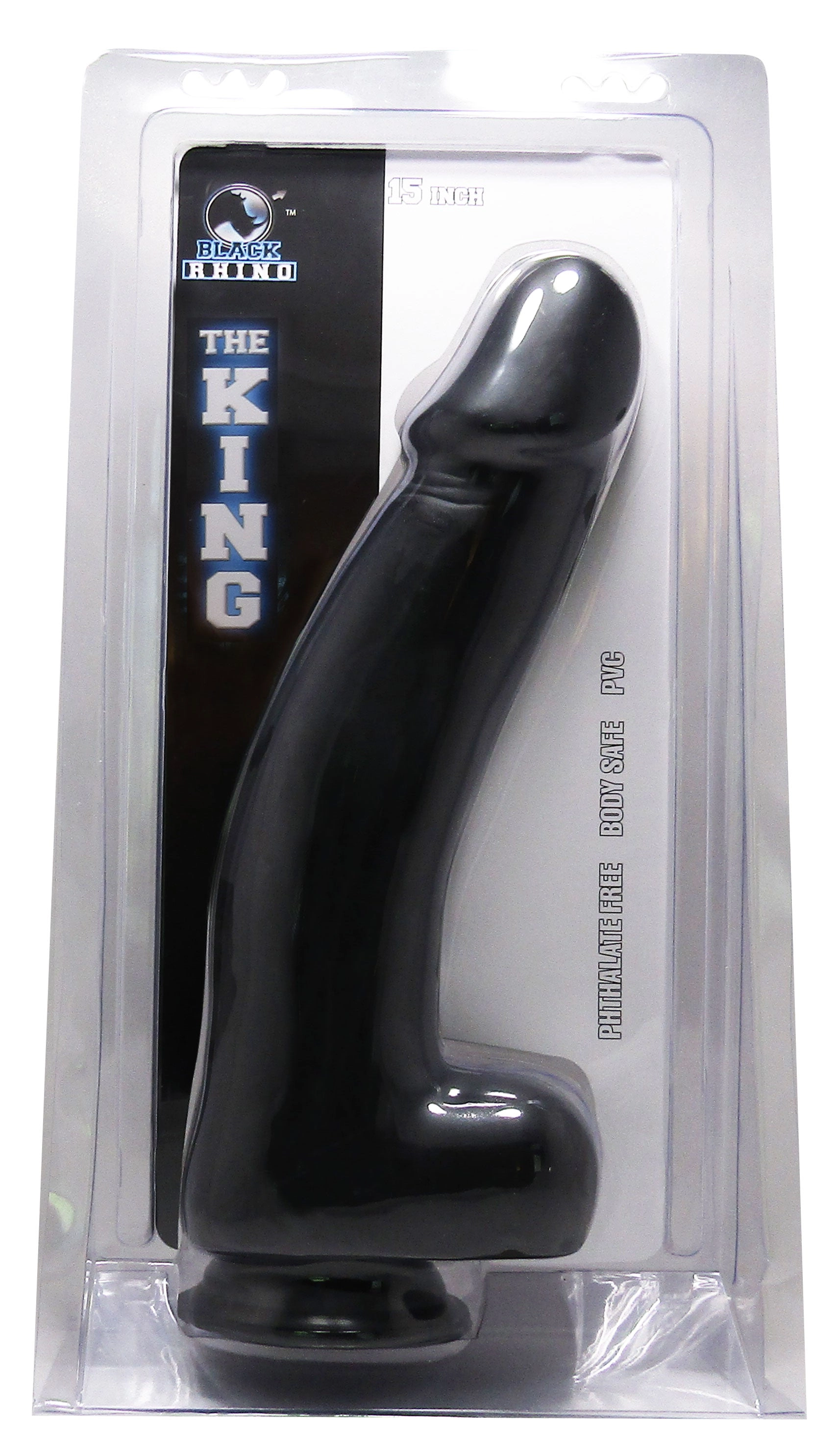 BLACK RHINO KING DILDO