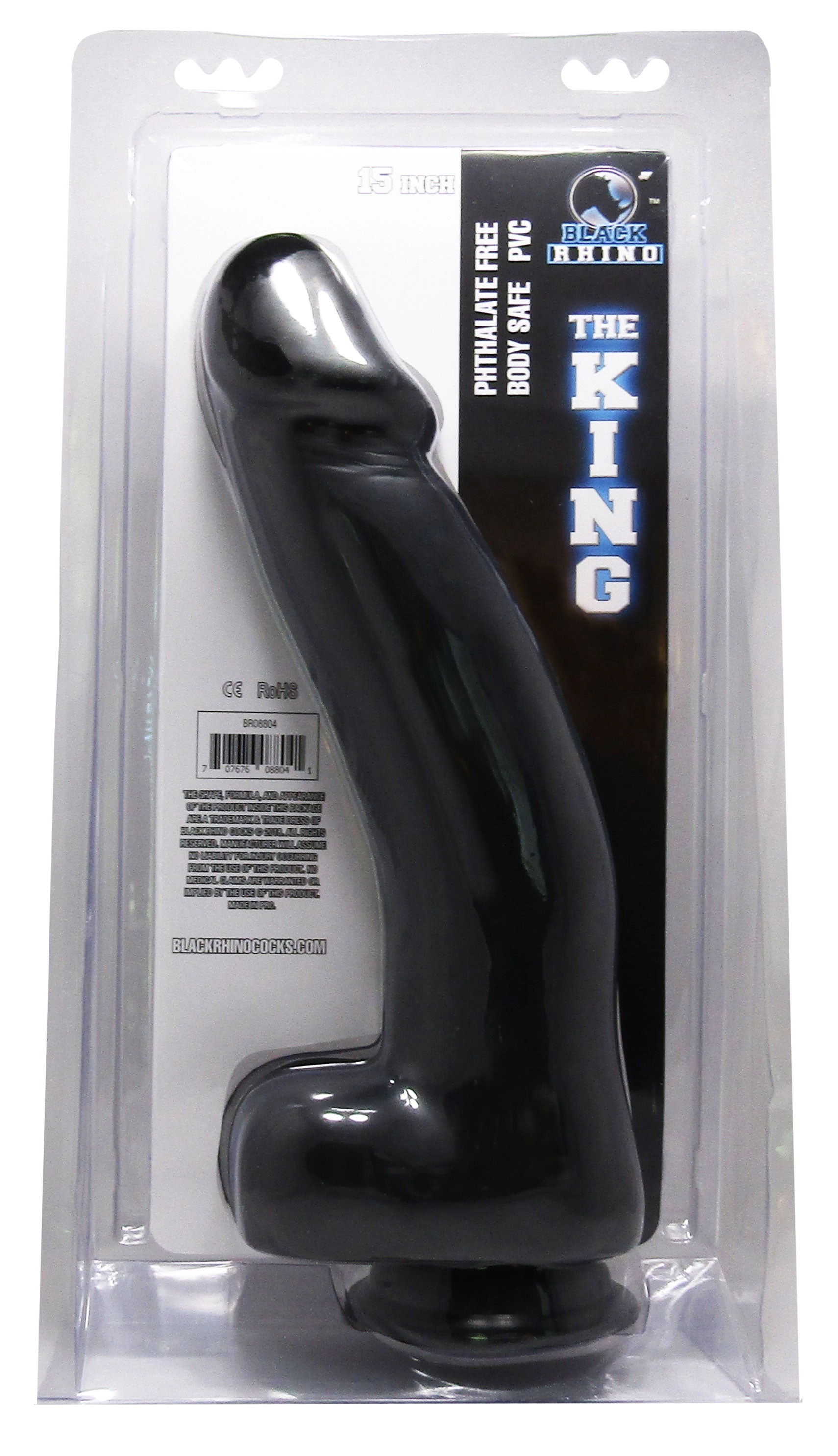 BLACK RHINO KING DILDO