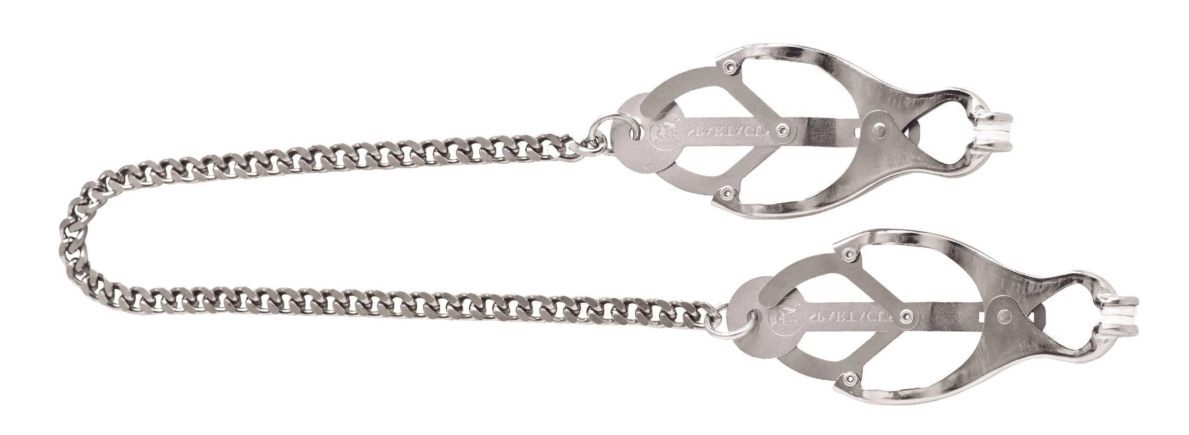 Butterfly Nipple Clamp with Chain: Various Colours
