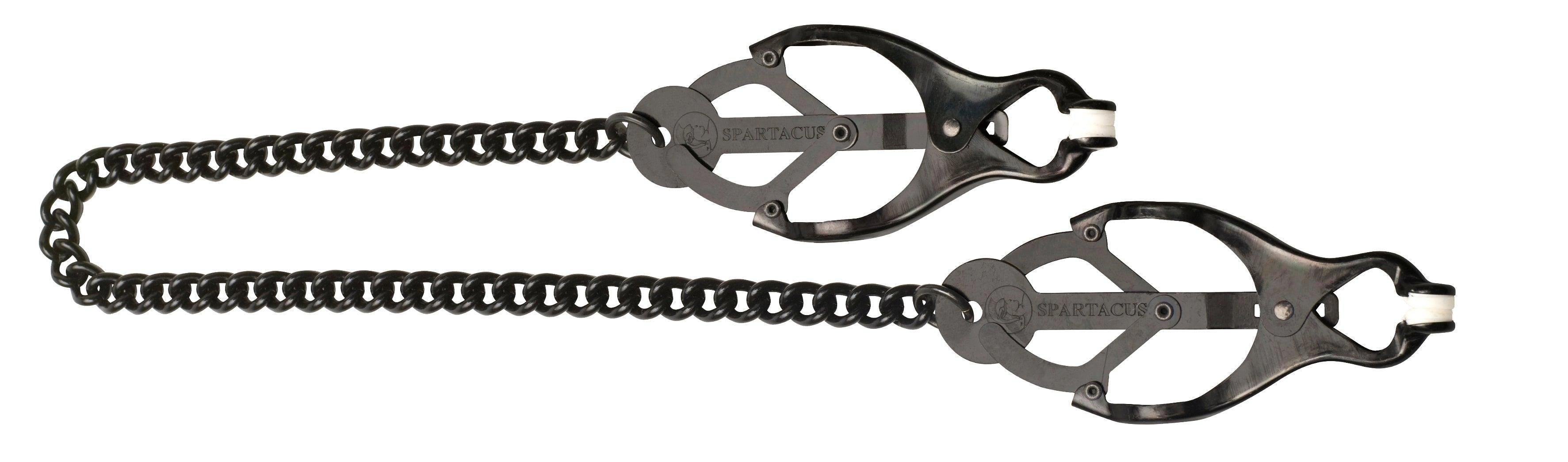 Butterfly Nipple Clamp with Chain: Various Colours