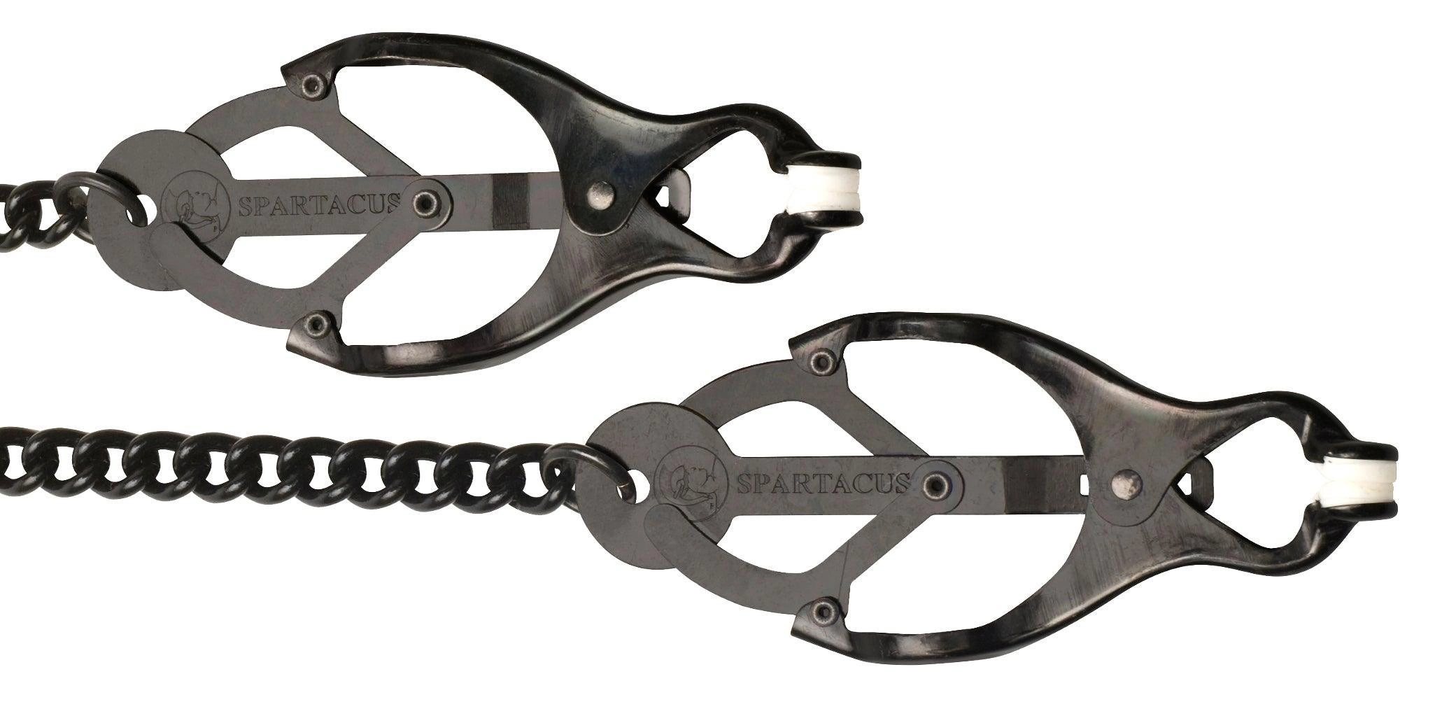 Butterfly Nipple Clamp with Chain: Various Colours