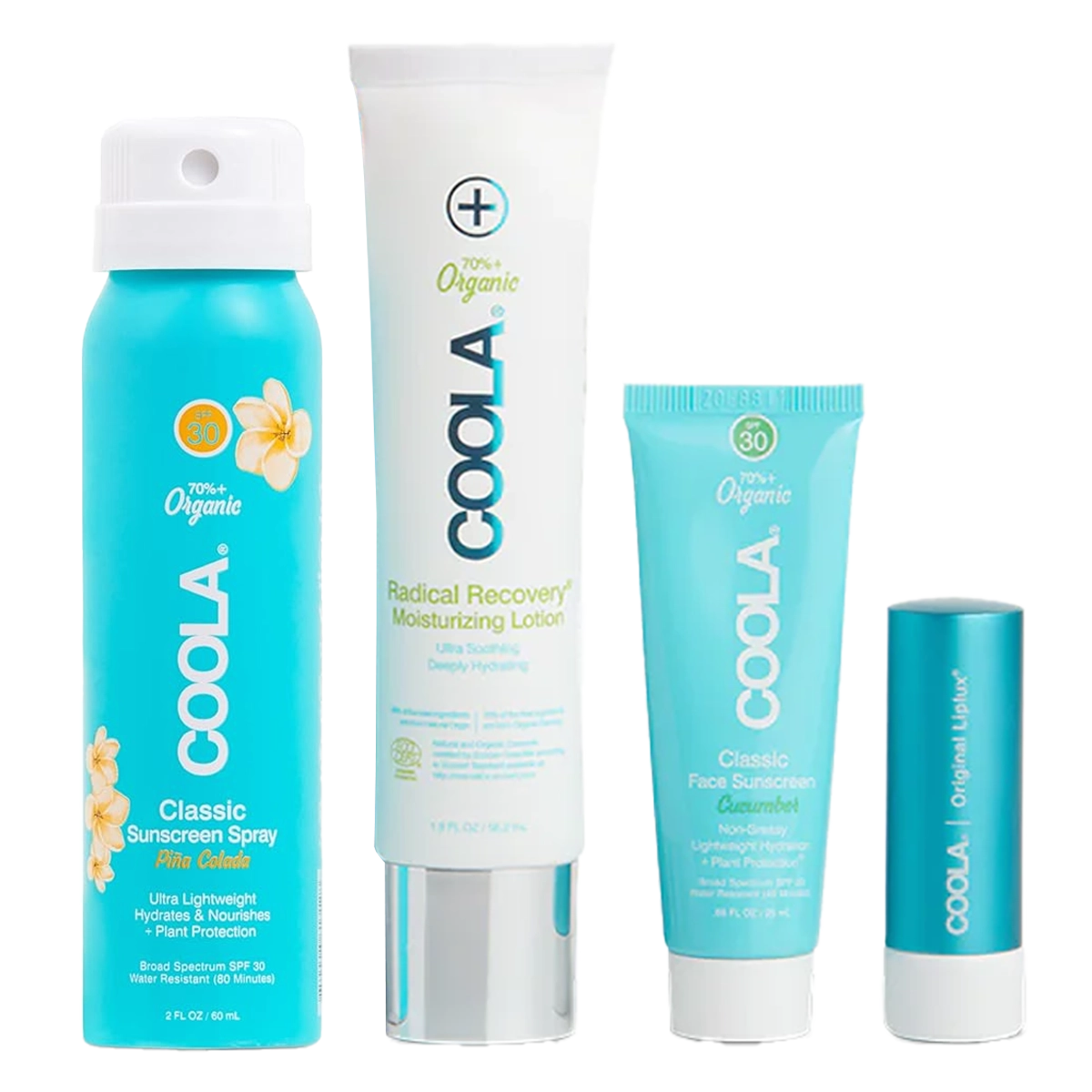 Classic Organic Suncare 4 Piece Travel Set