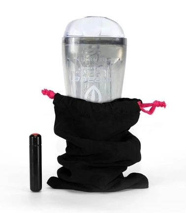 Cyberskin Release Deep Pussy Stroker Vibrating