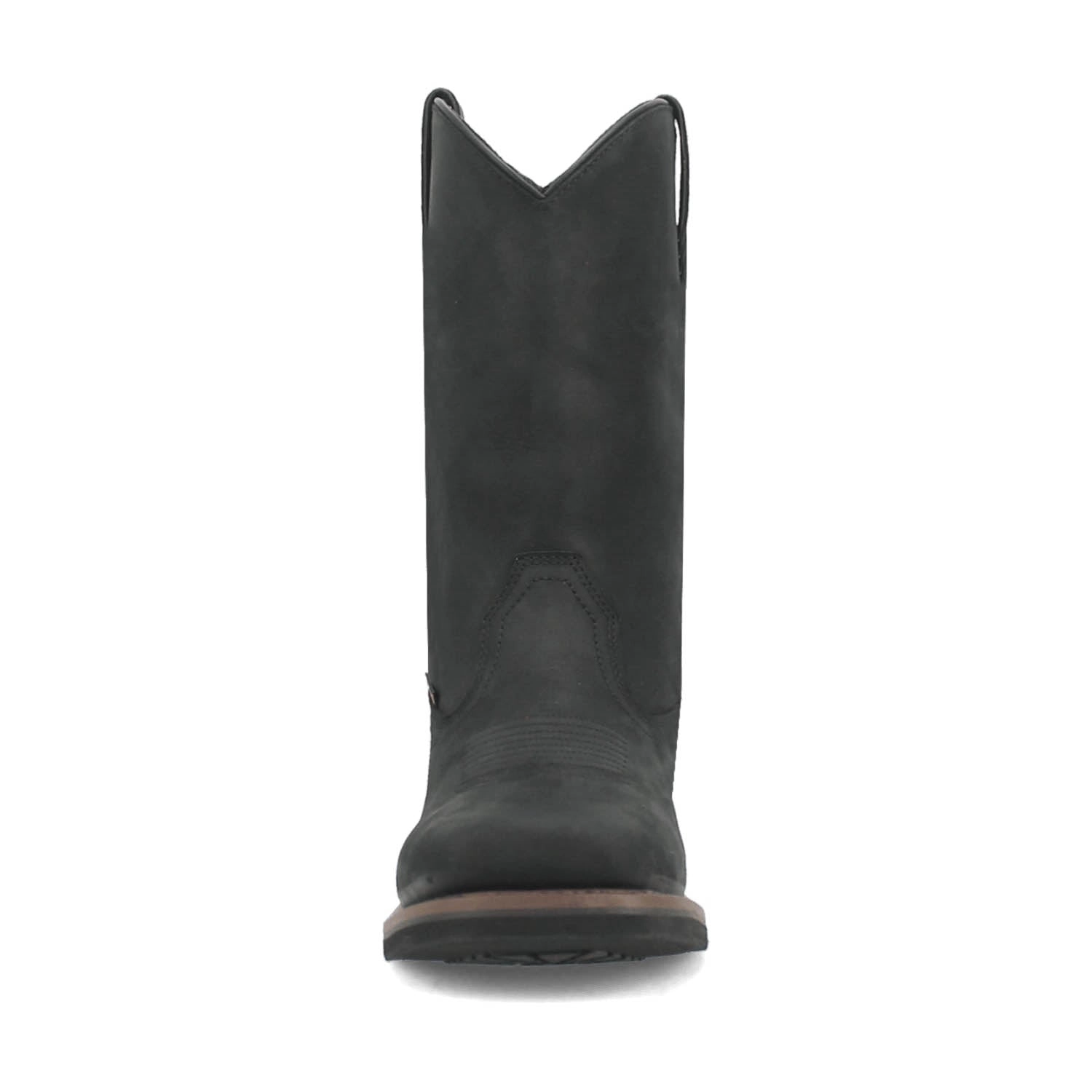 Dan Post Mens Las Cruces Waterproof Black Leather Work Boots