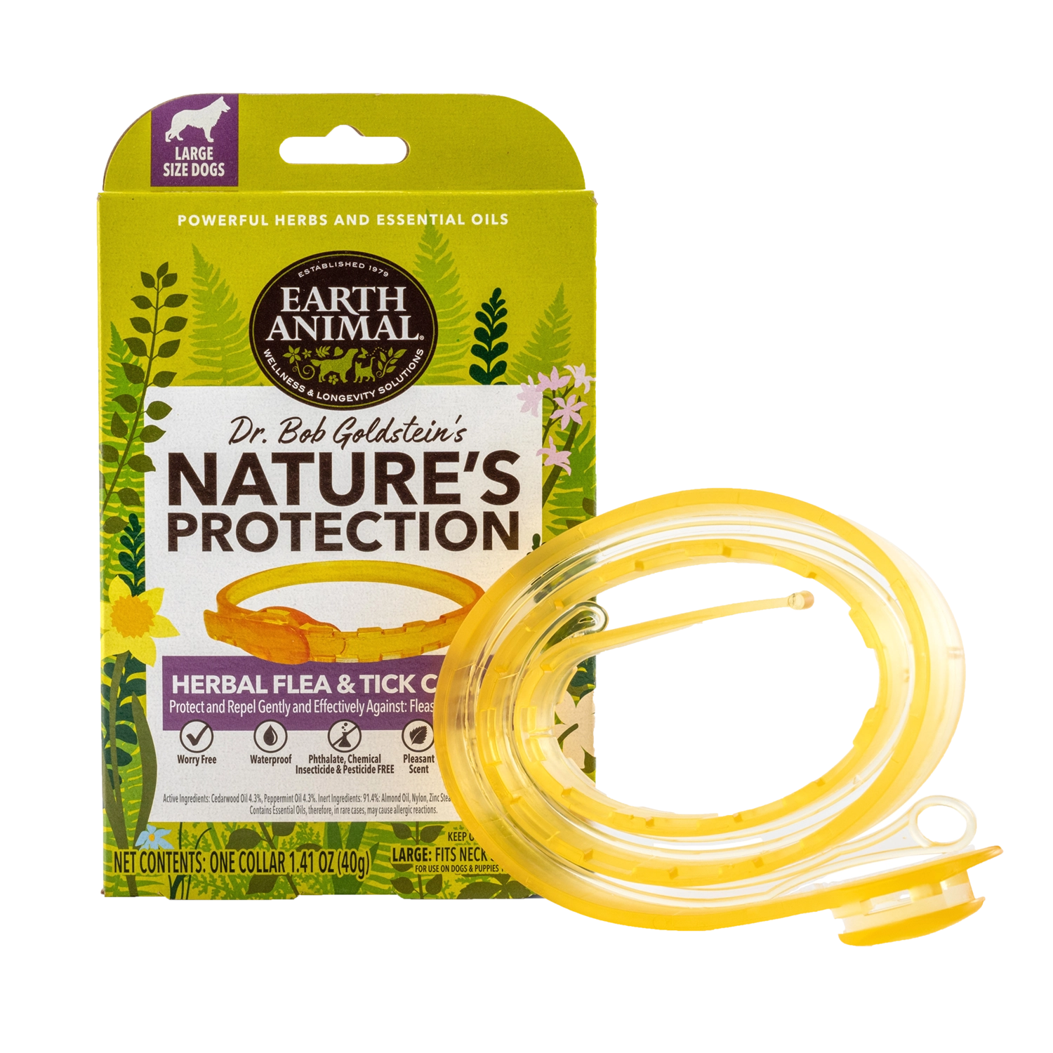 Earth Animal Nature's Protection™ Flea & Tick Herbal Collar for Dogs
