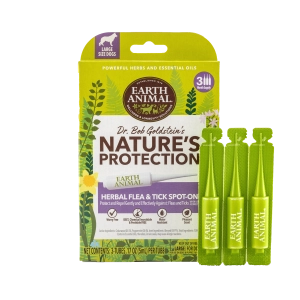 Earth Animal Nature’s Protection™ Flea & Tick Herbal Spot-On For Dogs