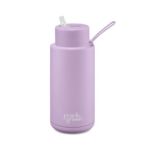 Frank Green 34oz/1000ml Reusable Bottle Straw Lilac Haze