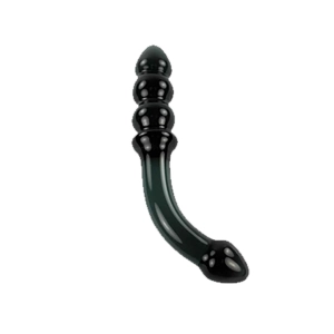 Glass Erotic Play Double Ended Blue Probe