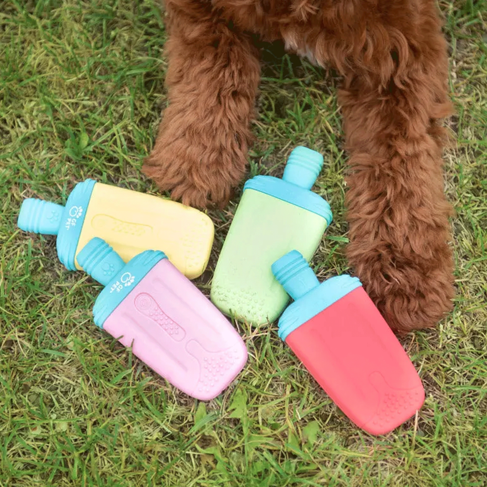 Go Fresh Pet Ice Popsicle Toy Strawberry Dog Toys