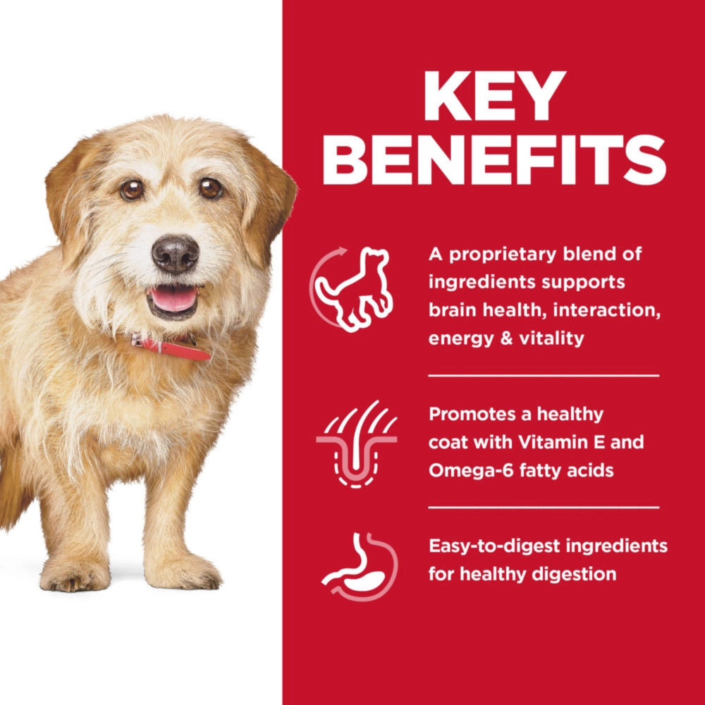 Hill's Science Diet Adult 7  Senior Vitality Small & Mini Chicken & Rice Recipe Dry Dog Food