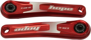 Hope Ebike Crank Arm Set - 165mm ISIS Standard Offset Red
