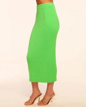 Marcella Ribbed Knit Midi Skirt