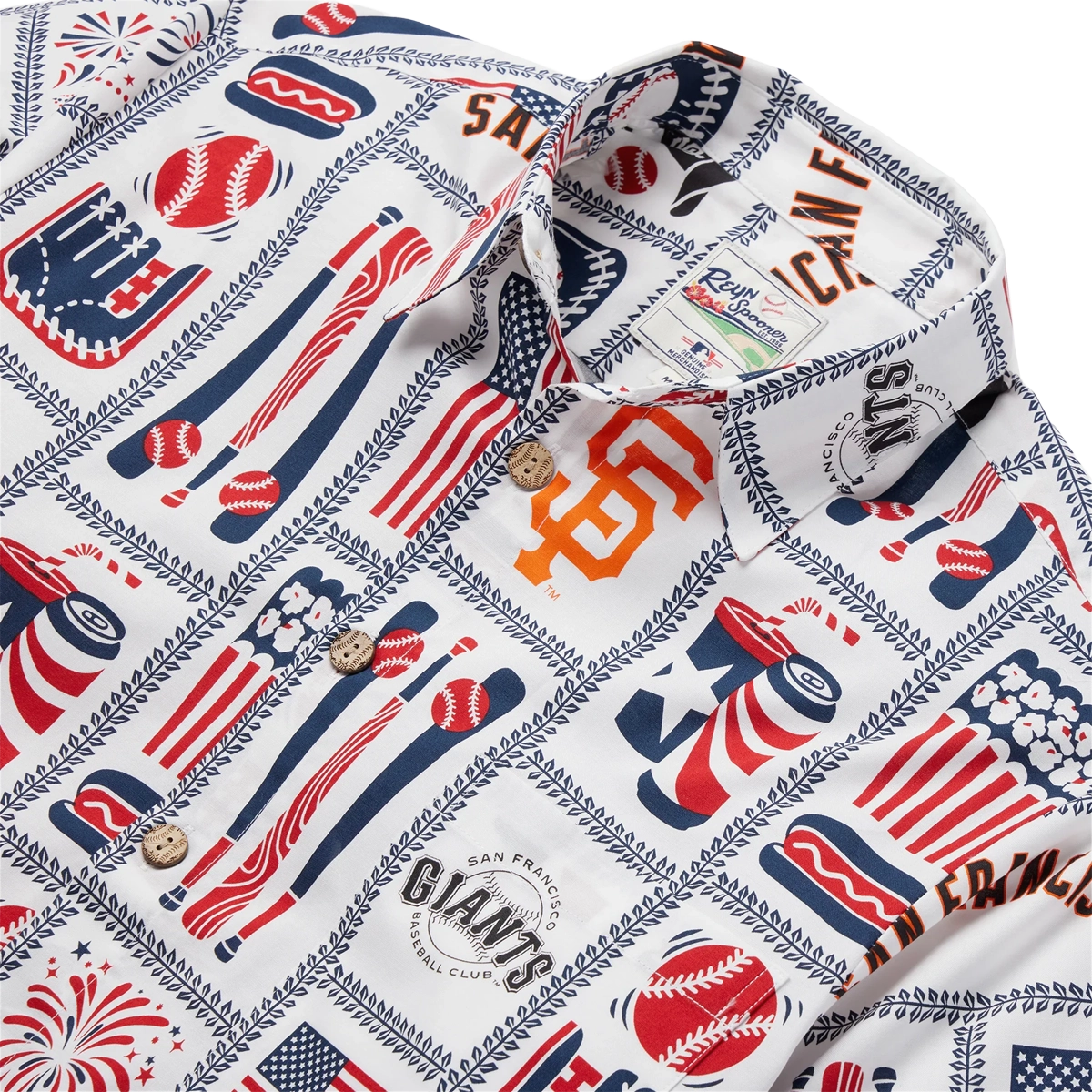 Men's Giants Americana Button Down