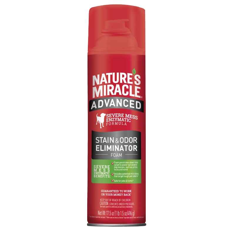 Nature's Miracle Advanced Dog Stain and Odor Foam Aerosol 17.5oz