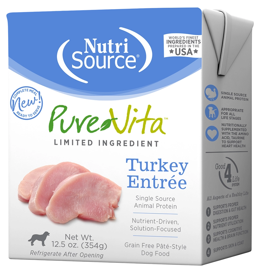 NutriSource® PureVita™ Limited Ingredient Grain Free Turkey Entree