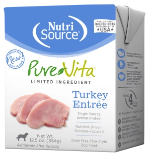 NutriSource® PureVita™ Limited Ingredient Grain Free Turkey Entree