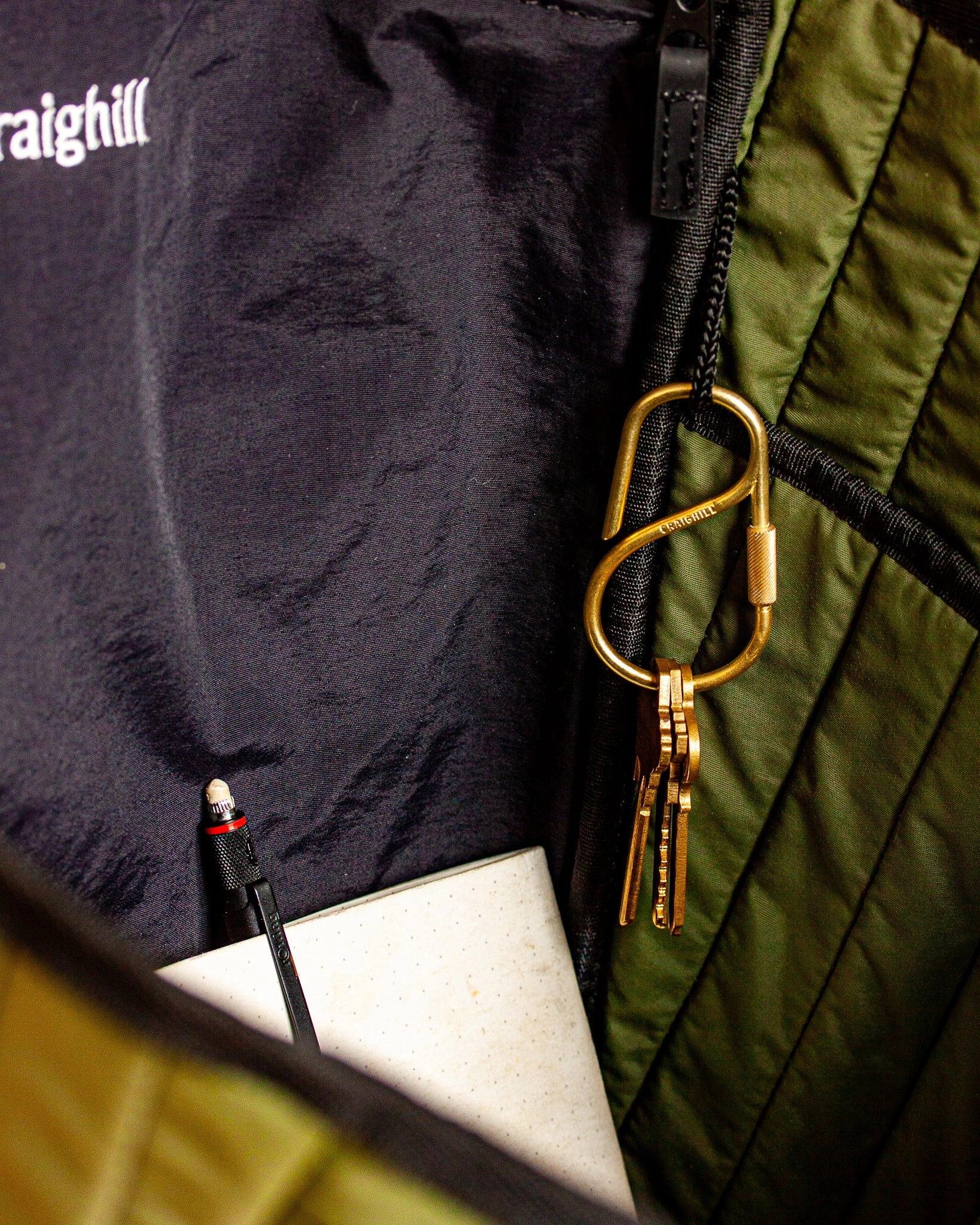 Offset Keyring