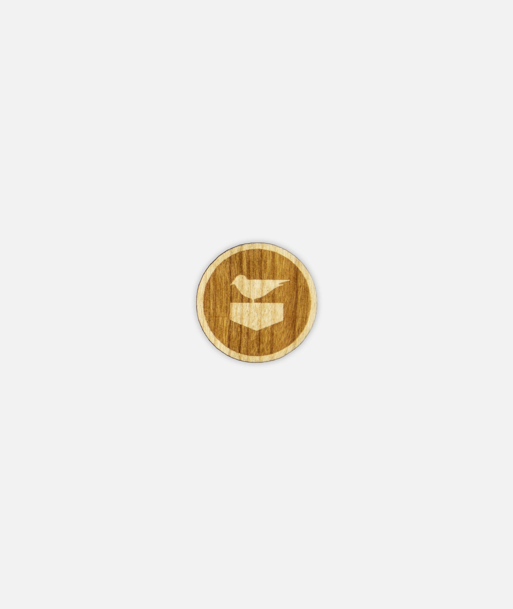 Otis Wooden Sticker - Brown