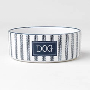 PetRageous Country Blue Dog 5" White/Navy