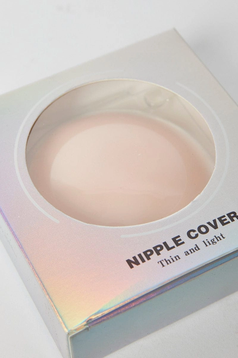 Pink Circular Silicone Nipple Cover