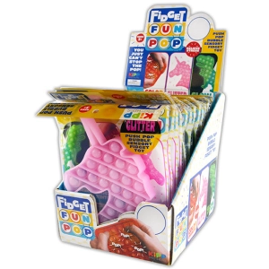 Pop Fidget Jumbo Shape Toy - 12 Pieces Per Retail Ready Display 22200