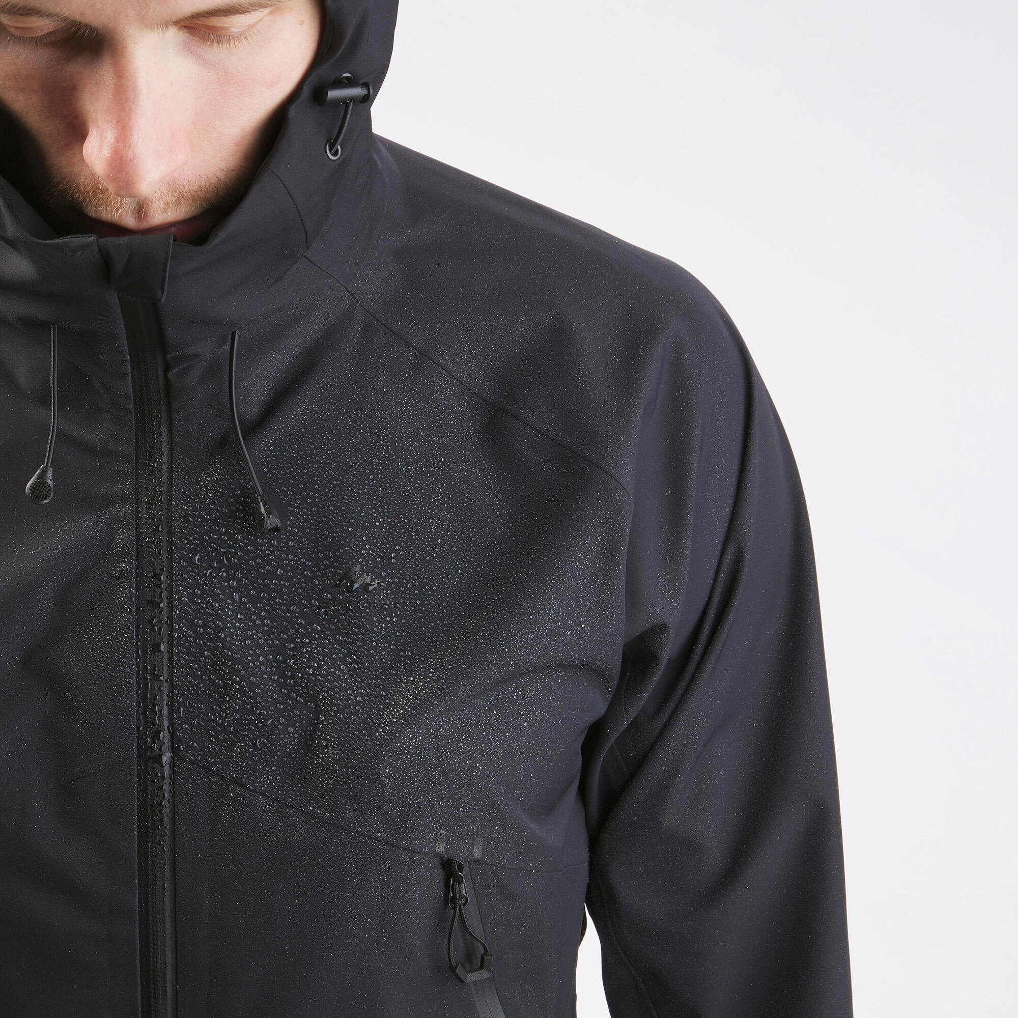 Quechua Men's MH500 Hiking Lightweight Waterproof Jacket