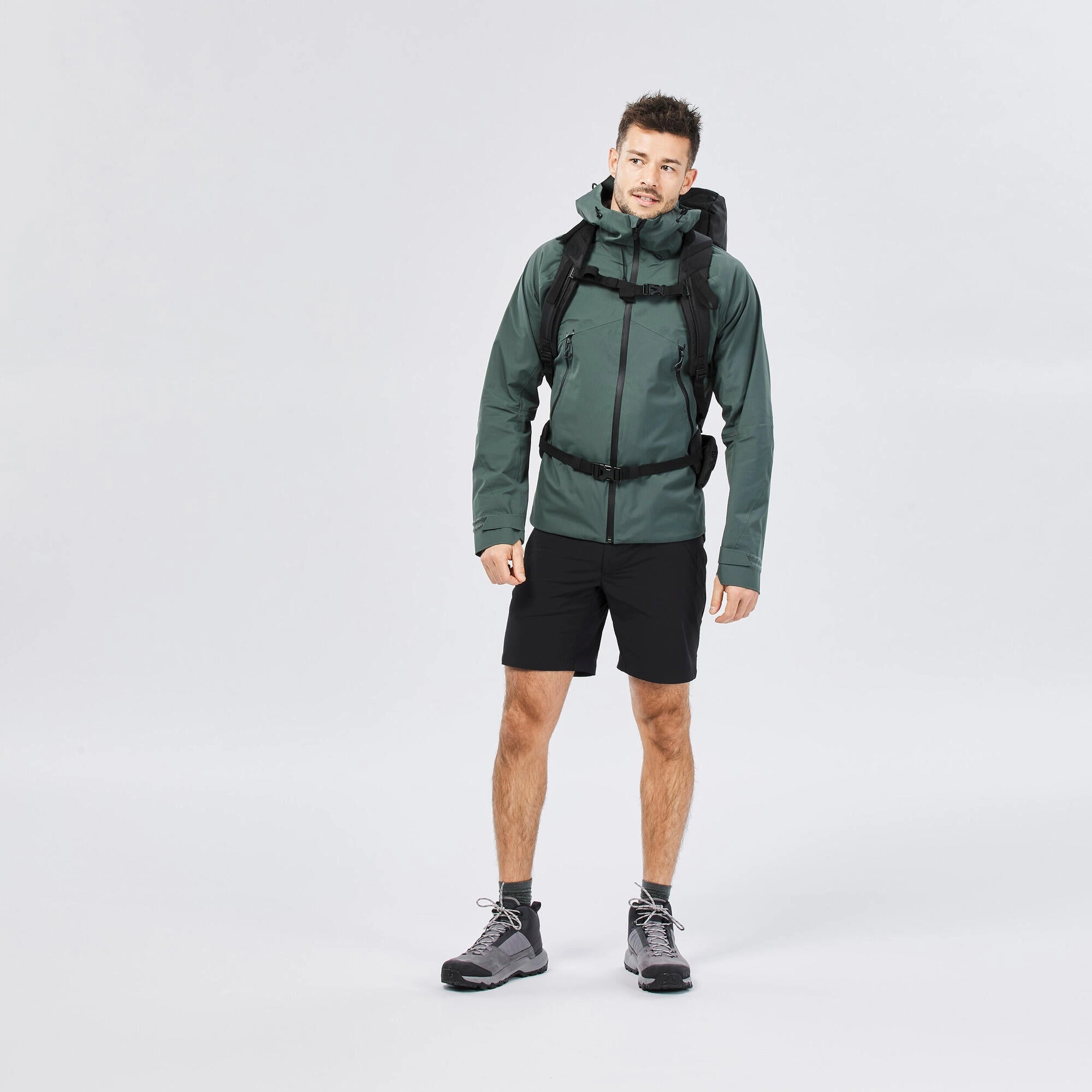 Quechua Men's MH500 Hiking Lightweight Waterproof Jacket