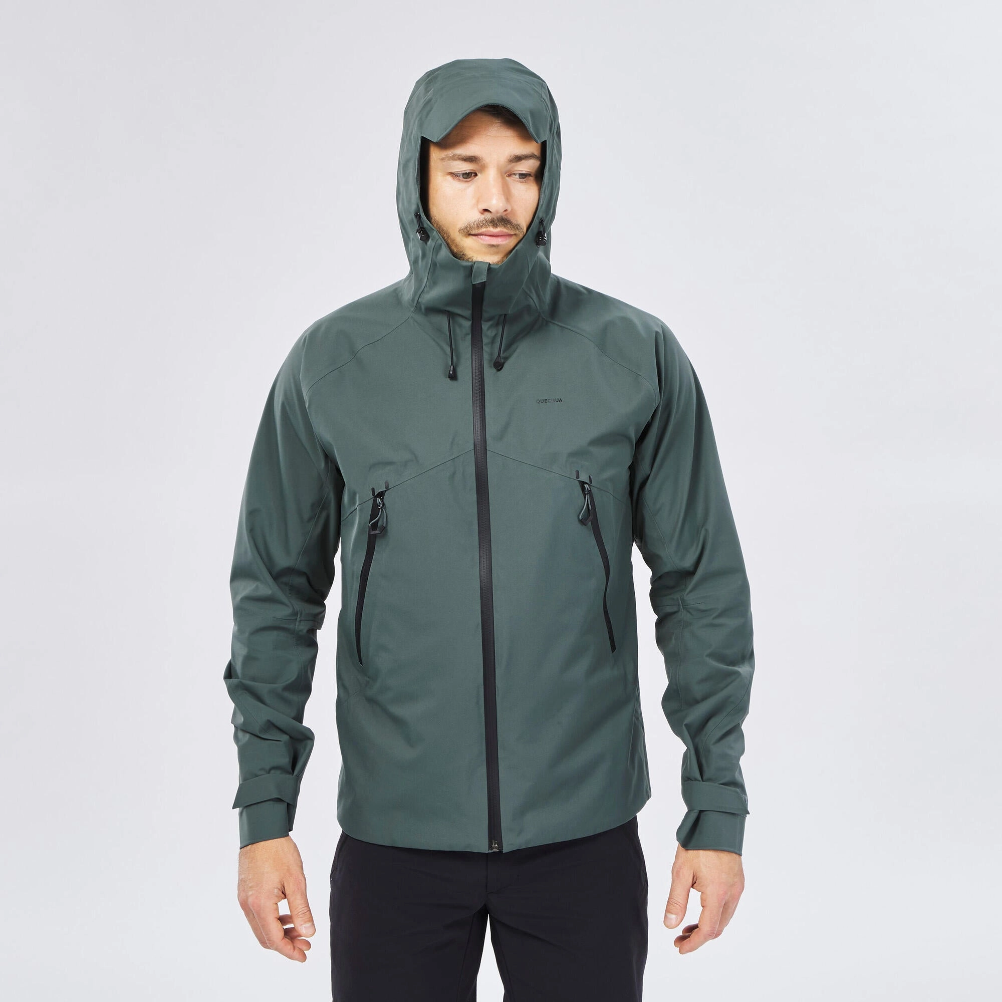 Quechua Men's MH500 Hiking Lightweight Waterproof Jacket