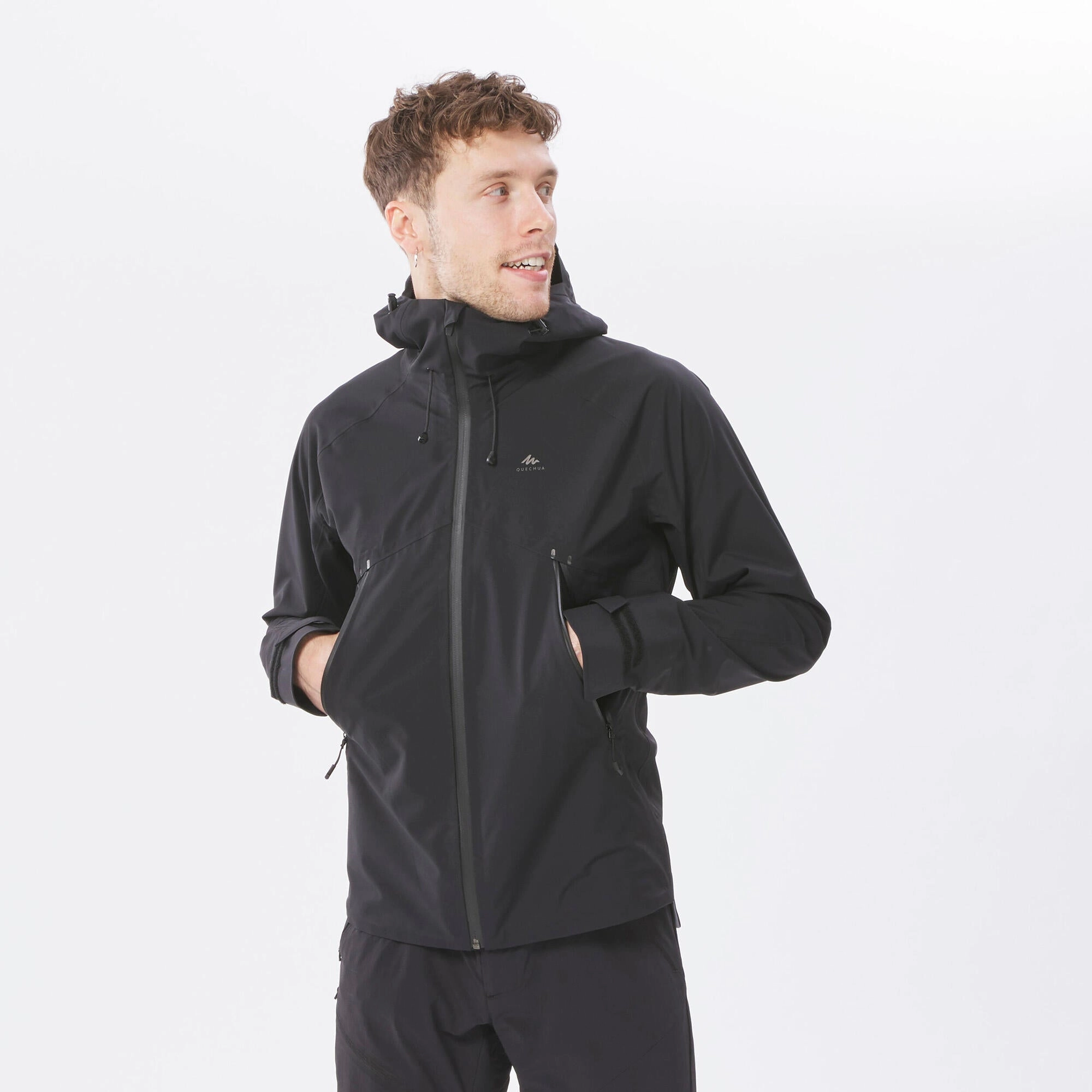 Quechua Men's MH500 Hiking Lightweight Waterproof Jacket