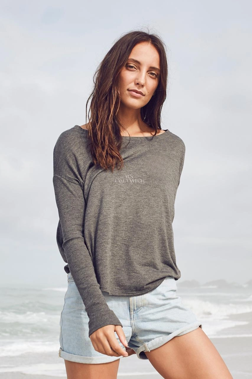 "A Witch" Original Ribbed Long Sleeve Tee