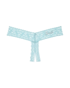 "Bride" Open Gusset Thong