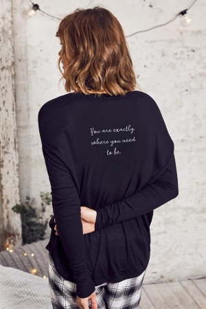 "Need to Be" Original Ribbed Long Sleeve Tee