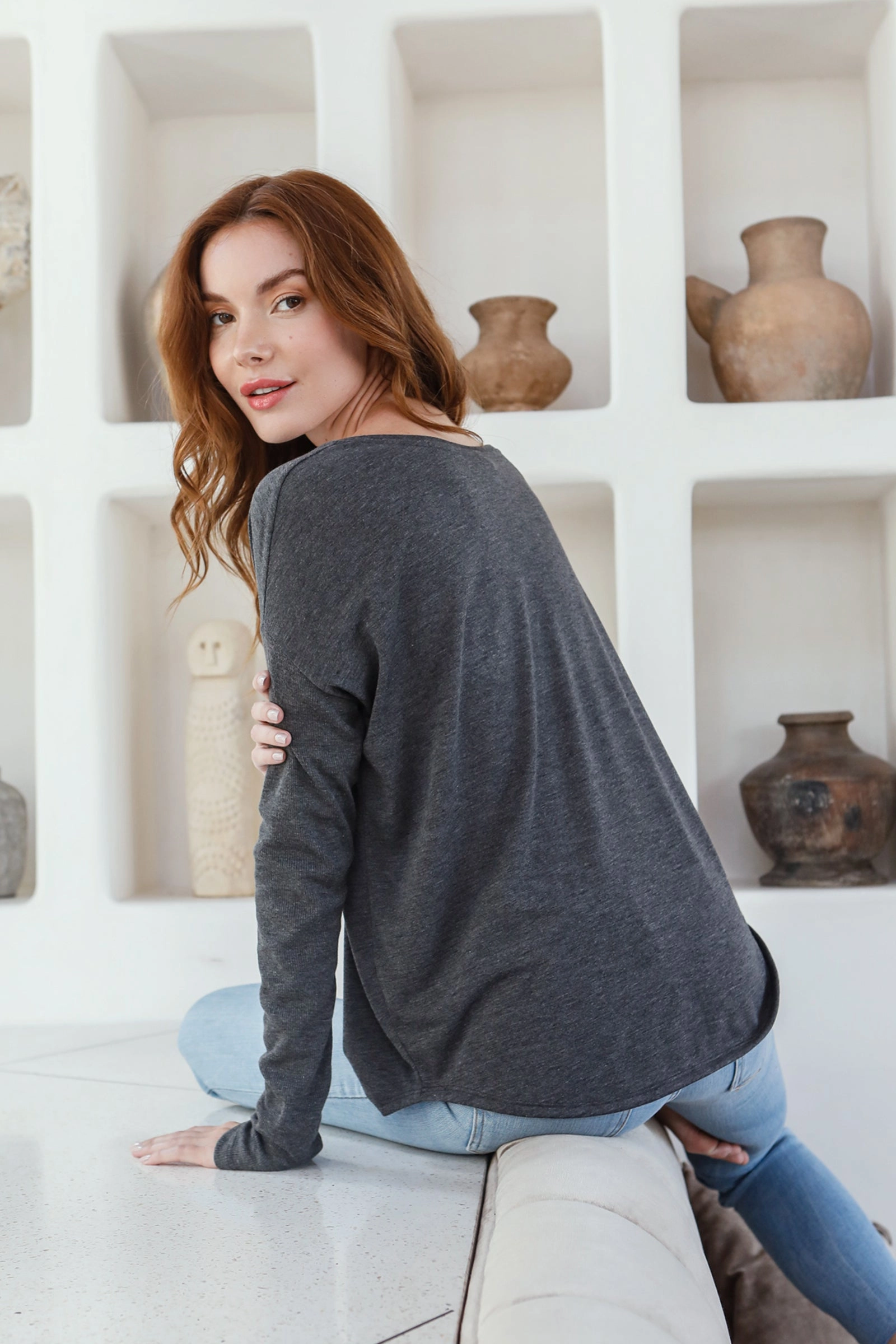 "Need to Be" Original Ribbed Long Sleeve Tee