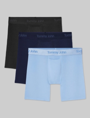 Second Skin Luxe Rib Mid-Length Boxer Brief 6 (3-Pack)