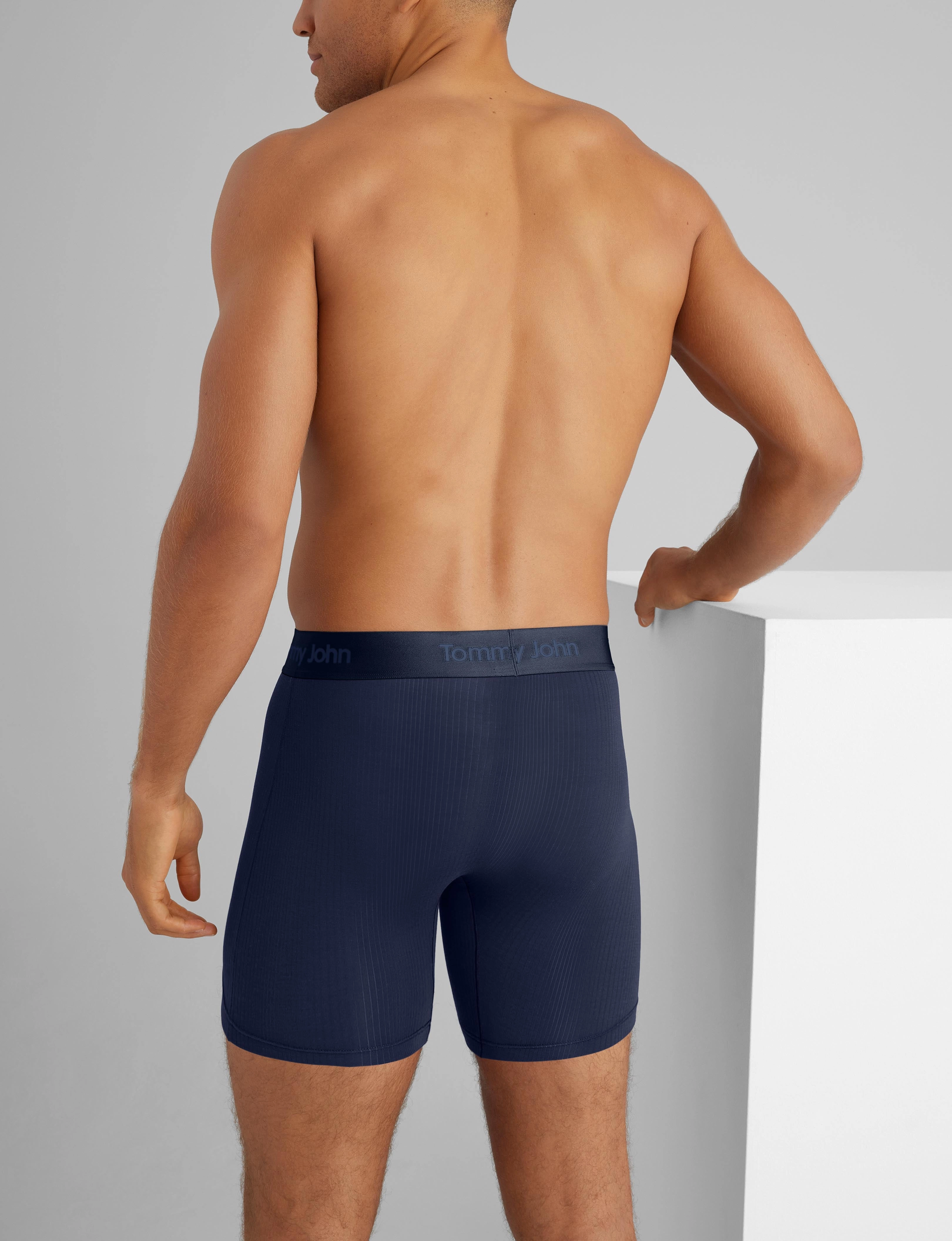 Second Skin Luxe Rib Mid-Length Boxer Brief 6 (3-Pack)