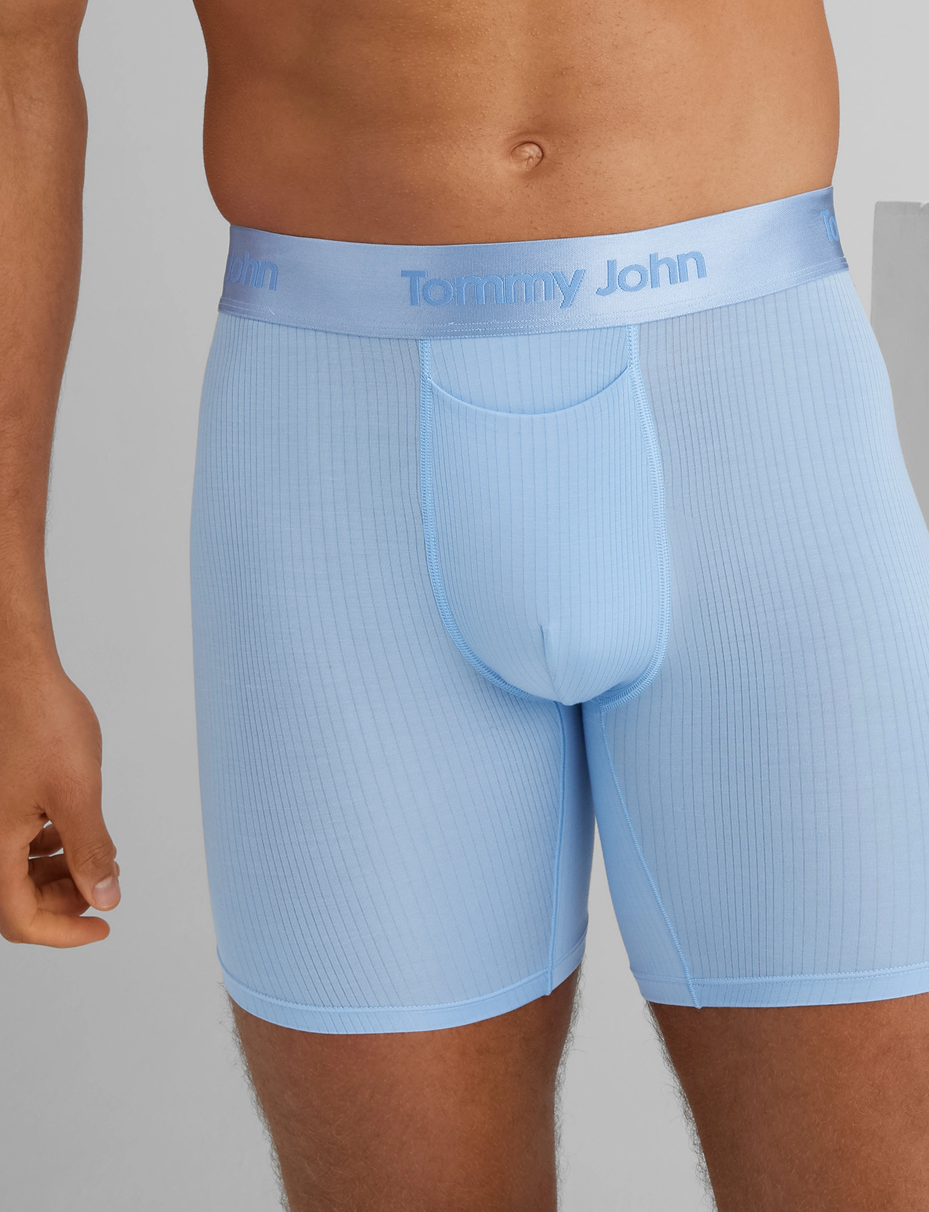 Second Skin Luxe Rib Mid-Length Boxer Brief 6 (3-Pack)