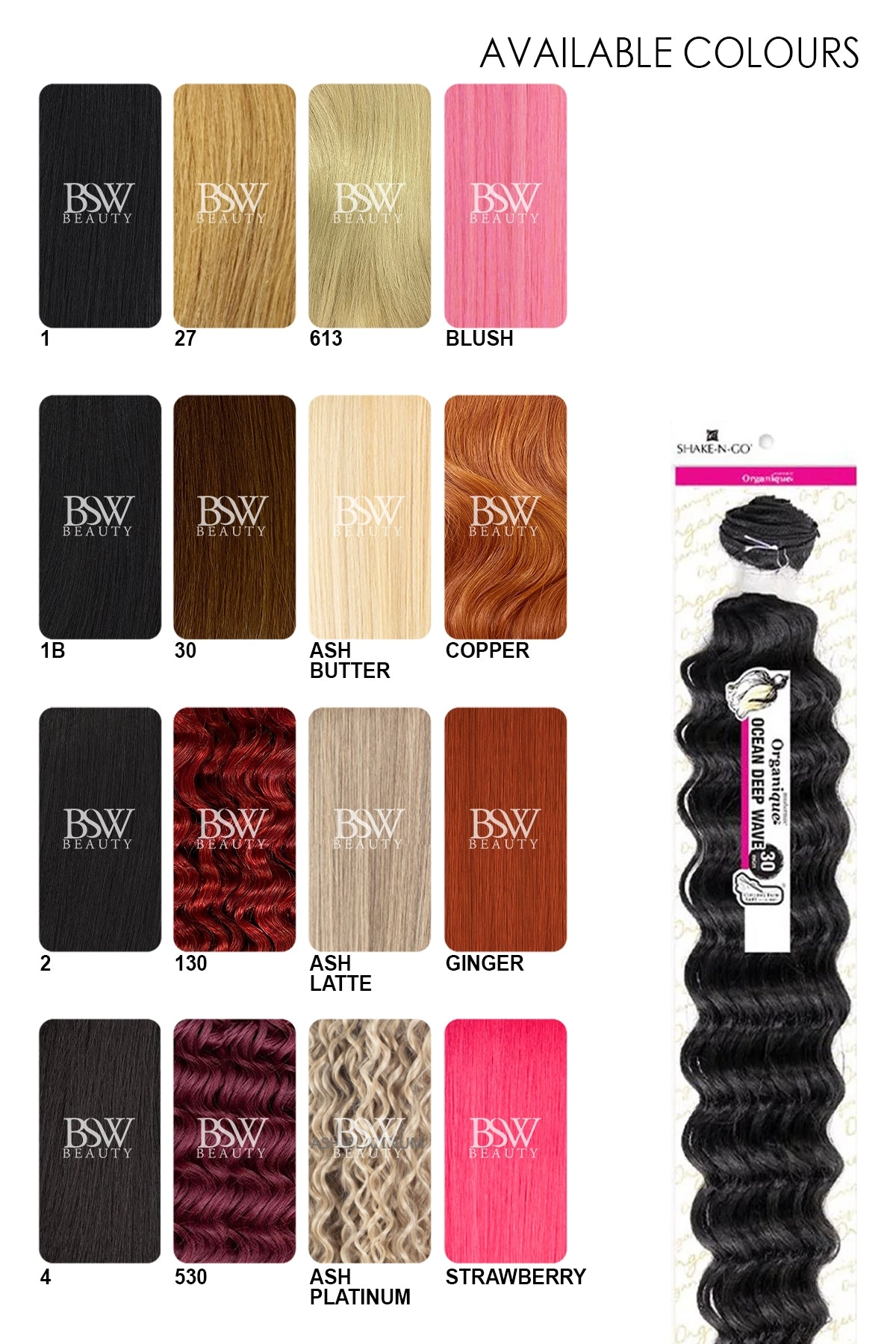 SHAKE N GO ORGANIQUE OCEAN DEEP WAVE 30"